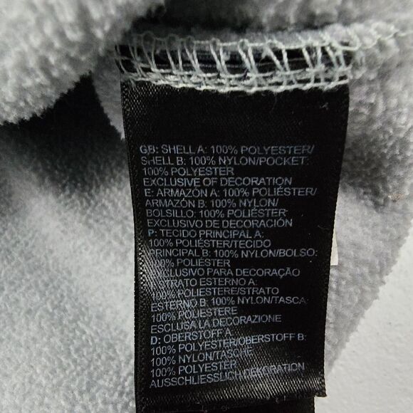 The North Face Women's Denali 2 Fleece‎ Jacket Gray Black Size Small 4496 - Picture 9 of 10